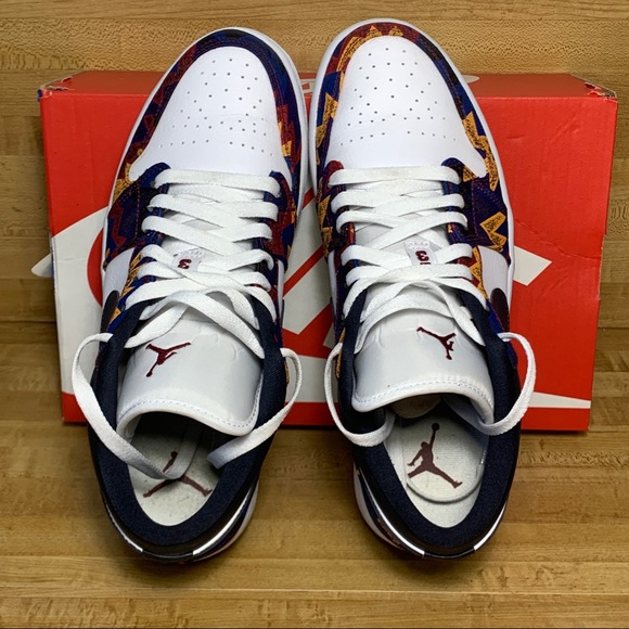 Nike Air Jordan 1 Low "Nothing But Net" Obsidian - Picture 6 of 9